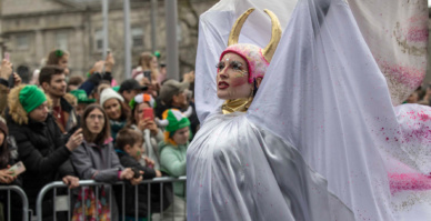 St Patricks Festival Dublin Parade performer
