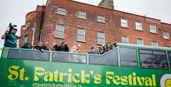 St patricks festival bus