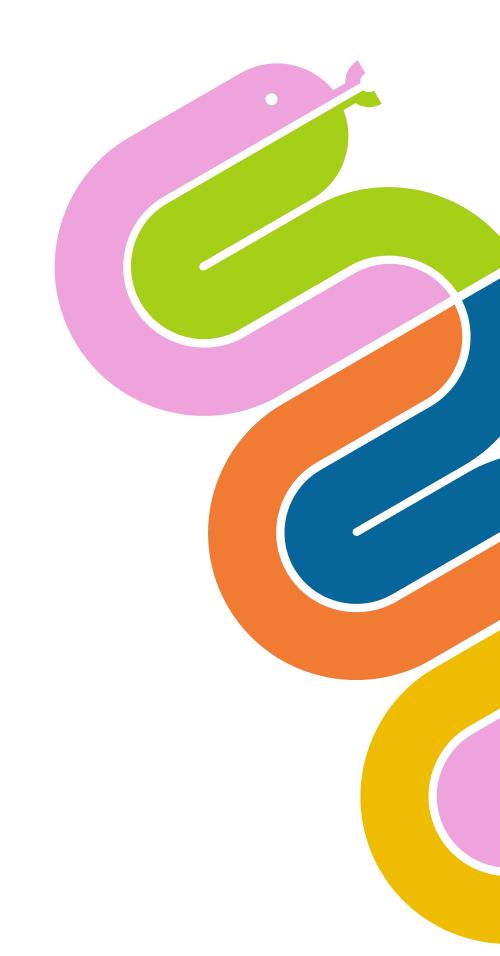 snake logo left side