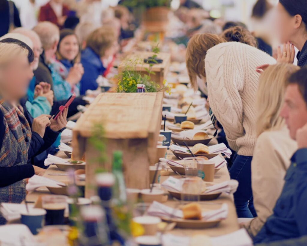 L. Mulligan Grocer Long Table