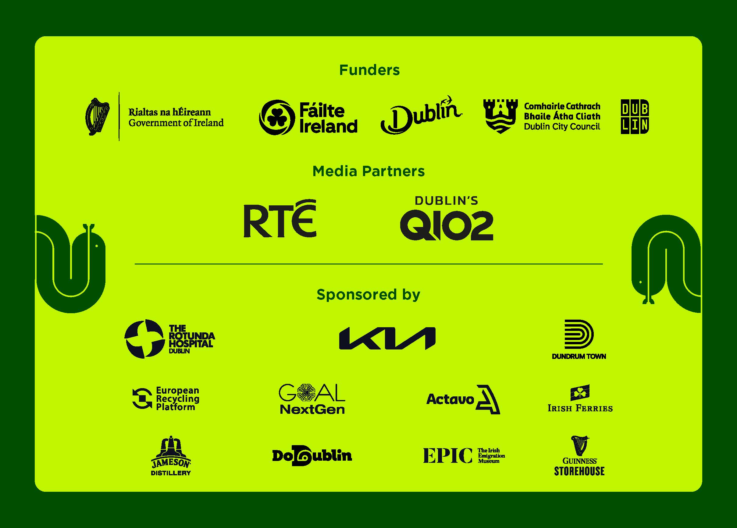 St. Patricks Festival 2026 Digital Brochure sponsors